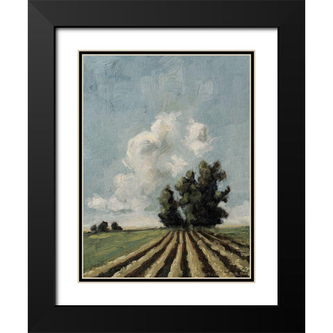 Custom Copse of Trees Black Modern Wood Framed Art Print with Double Matting by Parsons, Marian