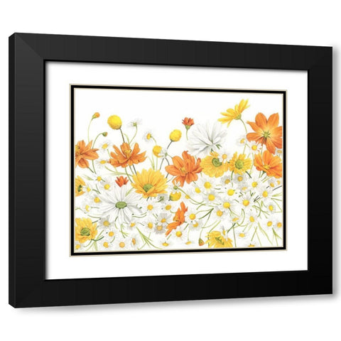 Sunny Wild Bouquet III Black Modern Wood Framed Art Print with Double Matting by Popp, Grace