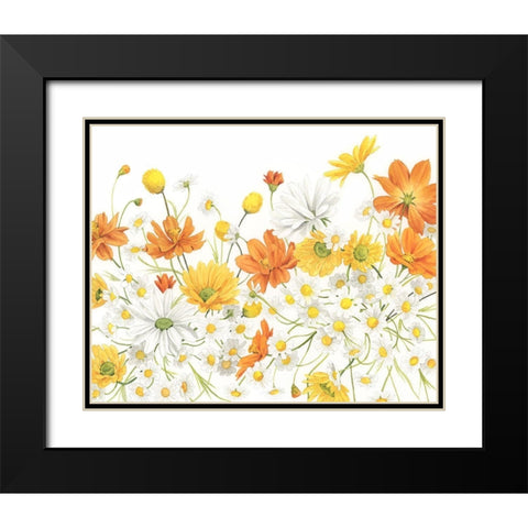 Sunny Wild Bouquet III Black Modern Wood Framed Art Print with Double Matting by Popp, Grace