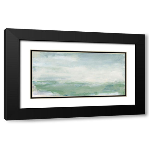 Coastal I Black Modern Wood Framed Art Print with Double Matting by Long, Christina