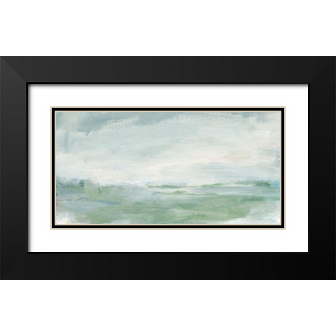 Coastal II Black Modern Wood Framed Art Print with Double Matting by Long, Christina