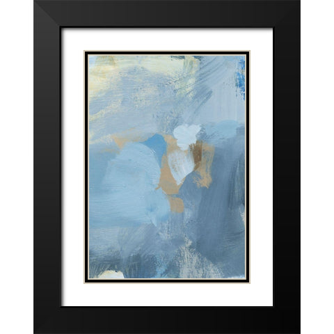 Mist I Black Modern Wood Framed Art Print with Double Matting by Long, Christina