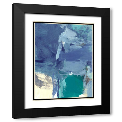 Front II Black Modern Wood Framed Art Print with Double Matting by Long, Christina