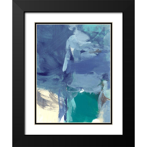 Front II Black Modern Wood Framed Art Print with Double Matting by Long, Christina