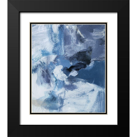Swim IV Black Modern Wood Framed Art Print with Double Matting by Long, Christina