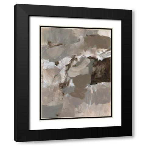 Coffee II Black Modern Wood Framed Art Print with Double Matting by Long, Christina