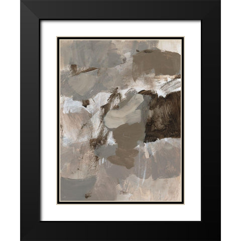 Coffee II Black Modern Wood Framed Art Print with Double Matting by Long, Christina