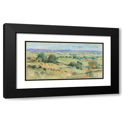 Soft Lavender Sky I Black Modern Wood Framed Art Print with Double Matting by OToole, Tim