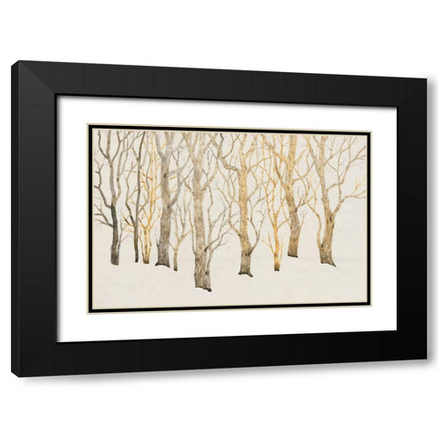 Bare Trees I Black Modern Wood Framed Art Print with Double Matting by OToole, Tim