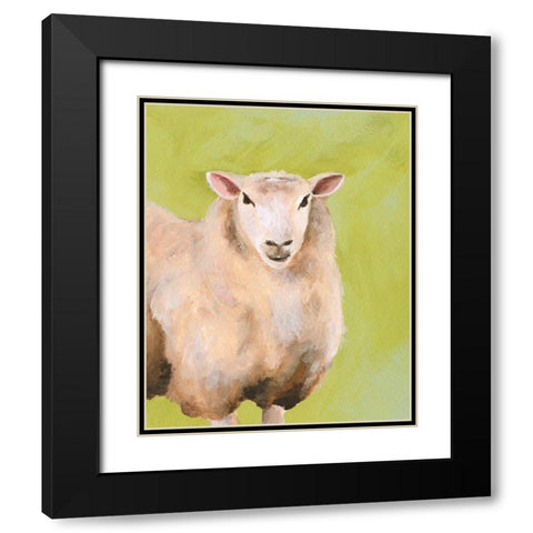 Farm Buds I Black Modern Wood Framed Art Print with Double Matting by Moore, Regina