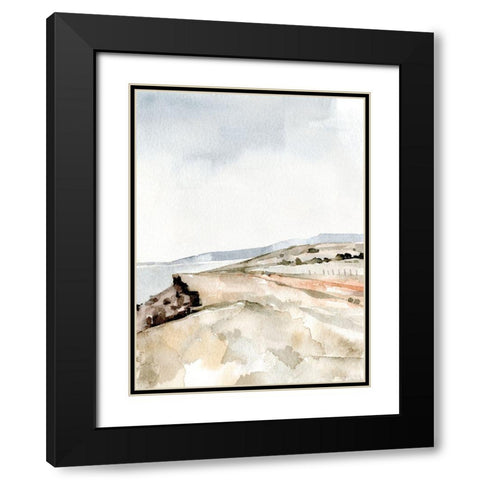 Westport I Black Modern Wood Framed Art Print with Double Matting by Caroline, Emma