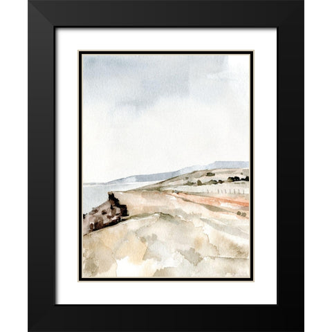 Westport I Black Modern Wood Framed Art Print with Double Matting by Caroline, Emma