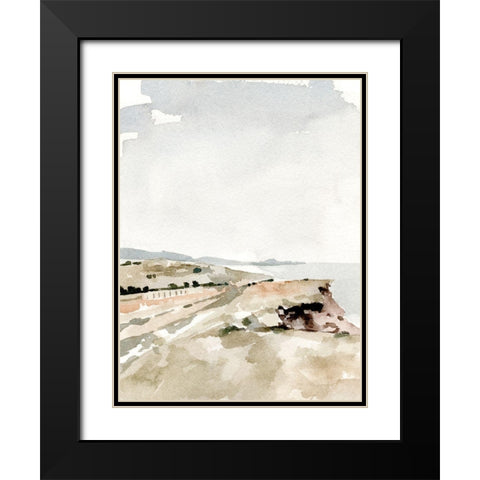Westport II Black Modern Wood Framed Art Print with Double Matting by Caroline, Emma