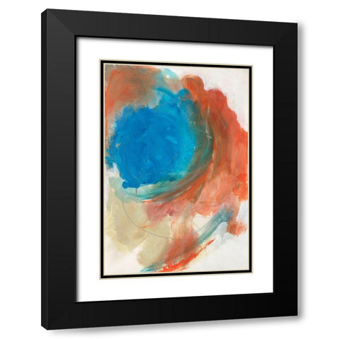 Fire and Water II Black Modern Wood Framed Art Print with Double Matting by Bramma, Lila