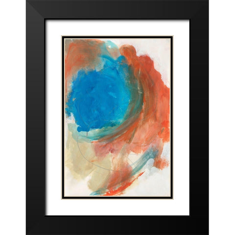 Fire and Water II Black Modern Wood Framed Art Print with Double Matting by Bramma, Lila