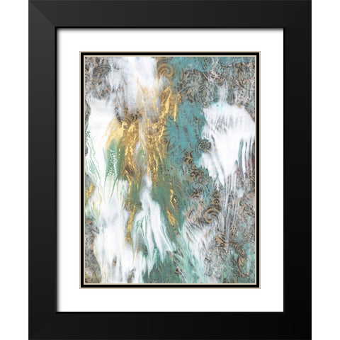 Ancient Teachings II Black Modern Wood Framed Art Print with Double Matting by Bramma, Lila