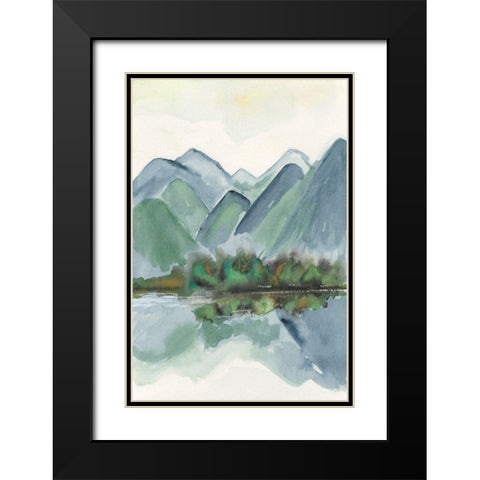 Be Clear to Reflect I Black Modern Wood Framed Art Print with Double Matting by Bramma, Lila
