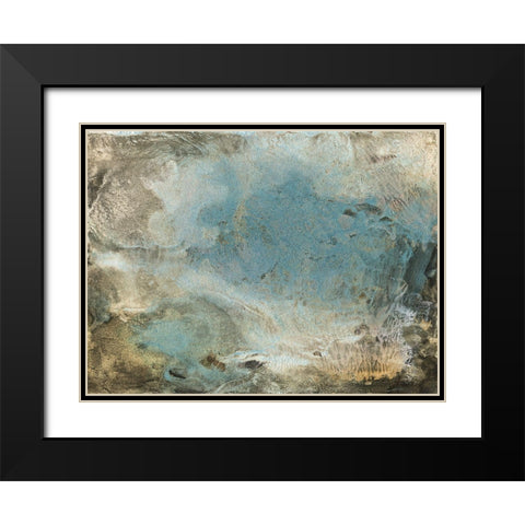 Proximity II Black Modern Wood Framed Art Print with Double Matting by Bramma, Lila
