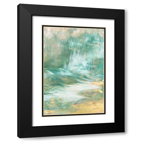 Meet Me There II Black Modern Wood Framed Art Print with Double Matting by Bramma, Lila