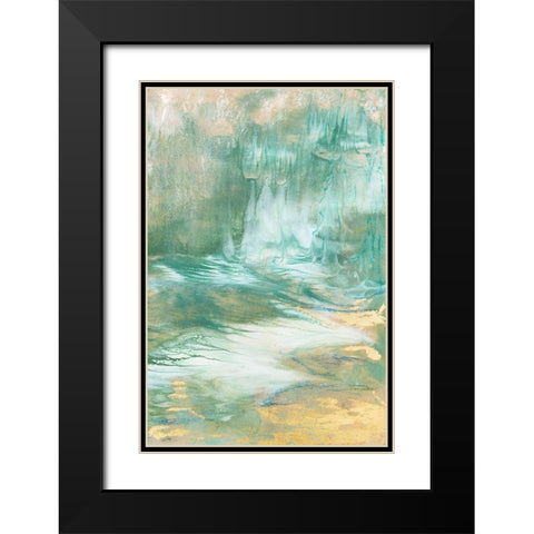Meet Me There II Black Modern Wood Framed Art Print with Double Matting by Bramma, Lila