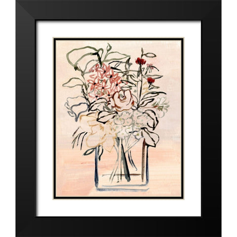 Tangled Beauty II Black Modern Wood Framed Art Print with Double Matting by Warren, Annie