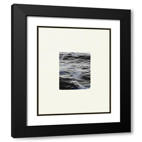 The Calm Cove II Black Modern Wood Framed Art Print with Double Matting by Wang, Melissa