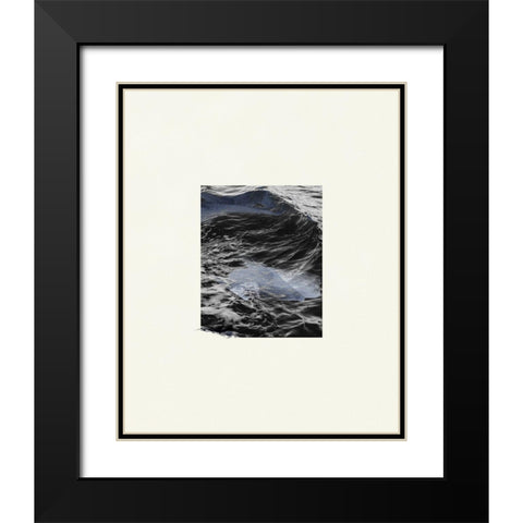 The Calm Cove III Black Modern Wood Framed Art Print with Double Matting by Wang, Melissa