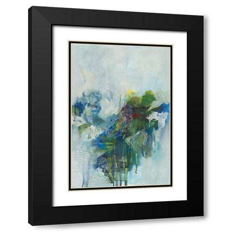 Happy Family II Black Modern Wood Framed Art Print with Double Matting by Combs, Joyce