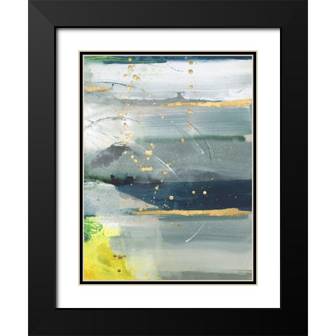 Coming Ashore II Black Modern Wood Framed Art Print with Double Matting by Combs, Joyce