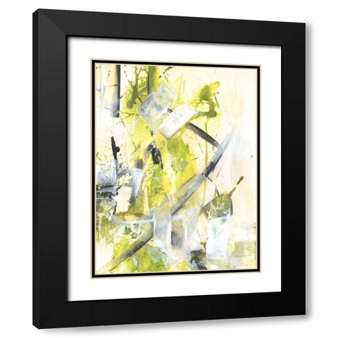 Exciting Times I Black Modern Wood Framed Art Print with Double Matting by Combs, Joyce