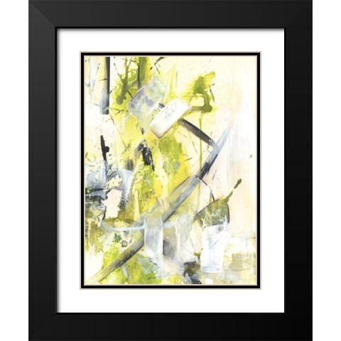 Exciting Times I Black Modern Wood Framed Art Print with Double Matting by Combs, Joyce