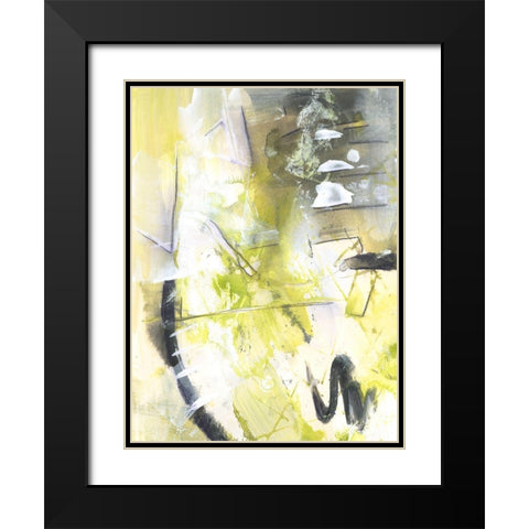 Exciting Times IV Black Modern Wood Framed Art Print with Double Matting by Combs, Joyce