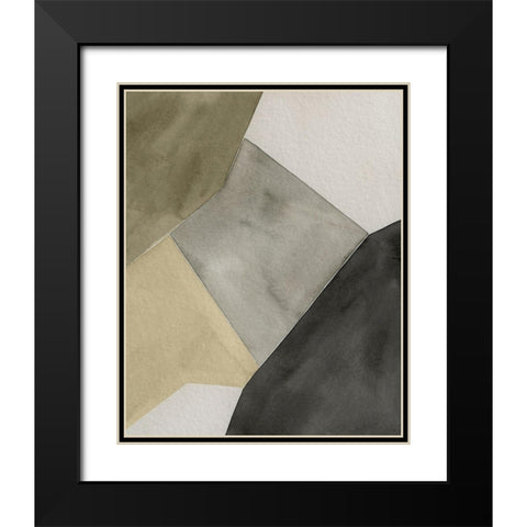 Tectonic Shift I Black Modern Wood Framed Art Print with Double Matting by Popp, Grace