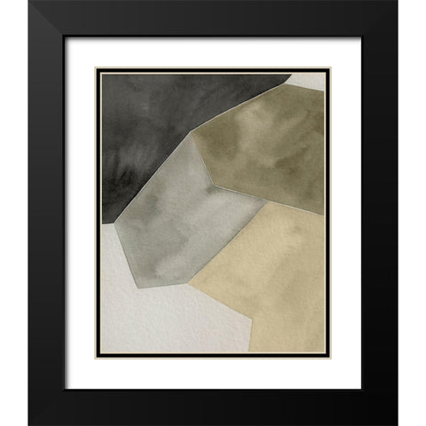 Tectonic Shift II Black Modern Wood Framed Art Print with Double Matting by Popp, Grace