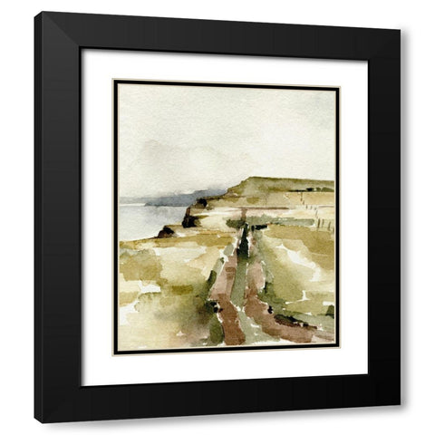 North Sea Coast II Black Modern Wood Framed Art Print with Double Matting by Caroline, Emma