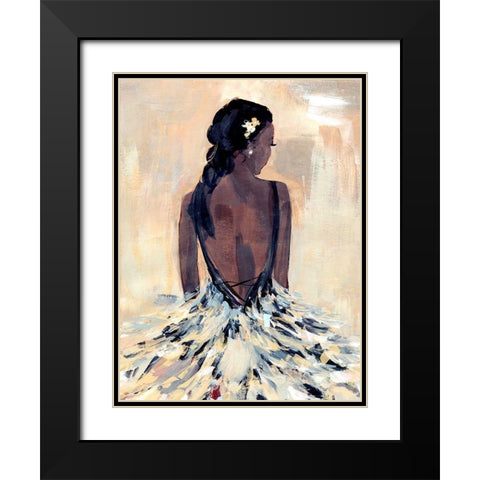 To the Gala I Black Modern Wood Framed Art Print with Double Matting by Warren, Annie