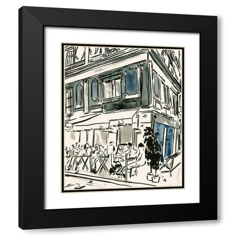 Aucoin de Larue I Black Modern Wood Framed Art Print with Double Matting by Wang, Melissa