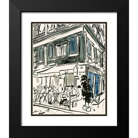 Aucoin de Larue I Black Modern Wood Framed Art Print with Double Matting by Wang, Melissa