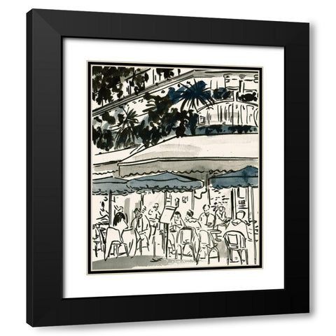 Aucoin de Larue II Black Modern Wood Framed Art Print with Double Matting by Wang, Melissa