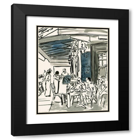 Aucoin de Larue IV Black Modern Wood Framed Art Print with Double Matting by Wang, Melissa