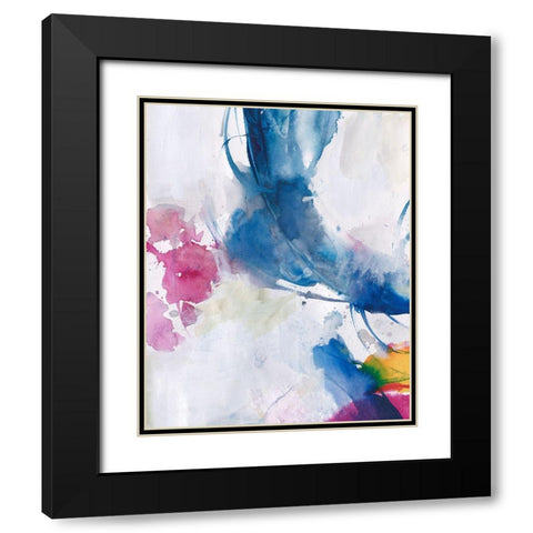 Treading Softly I Black Modern Wood Framed Art Print with Double Matting by Combs, Joyce