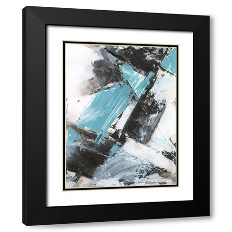 Glacial Shift II Black Modern Wood Framed Art Print with Double Matting by Harper, Ethan