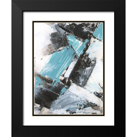 Glacial Shift II Black Modern Wood Framed Art Print with Double Matting by Harper, Ethan