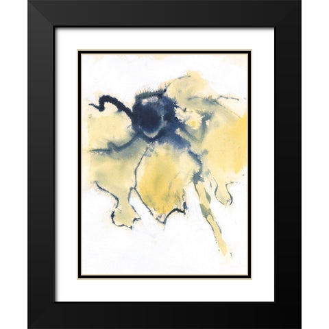 Blooms Taking Flight I Black Modern Wood Framed Art Print with Double Matting by Combs, Joyce