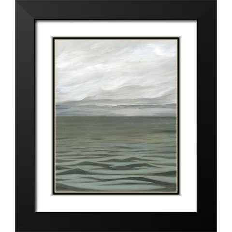 Overcasting II Black Modern Wood Framed Art Print with Double Matting by Popp, Grace