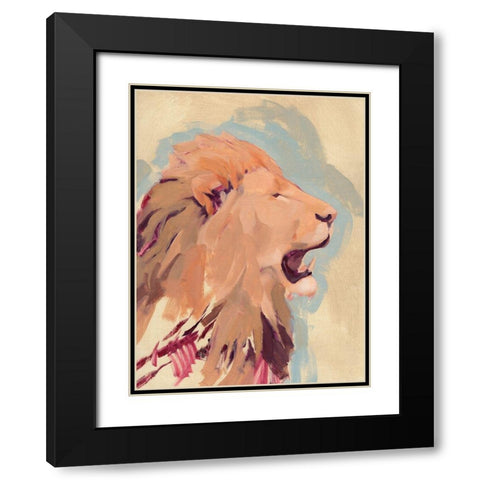Pride Leader I Black Modern Wood Framed Art Print with Double Matting by Green, Jacob