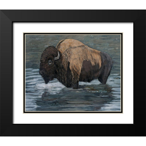 Cooling Black Modern Wood Framed Art Print with Double Matting by Winkler, Kathy