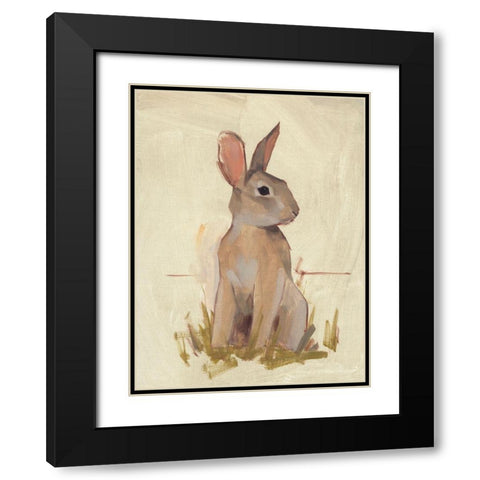 A Sign of Spring I Black Modern Wood Framed Art Print with Double Matting by Green, Jacob
