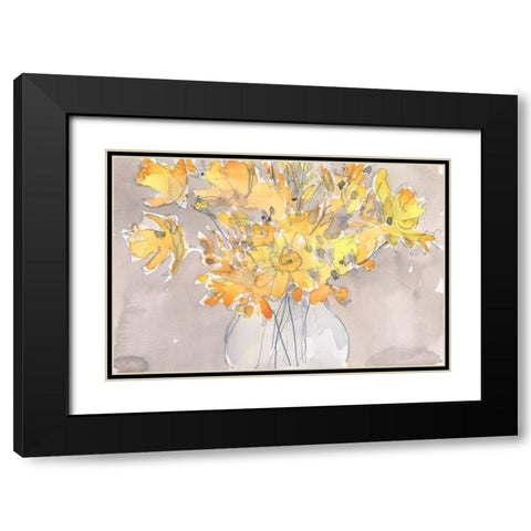 Day Dream Bouquet I Black Modern Wood Framed Art Print with Double Matting by Dixon, Samuel