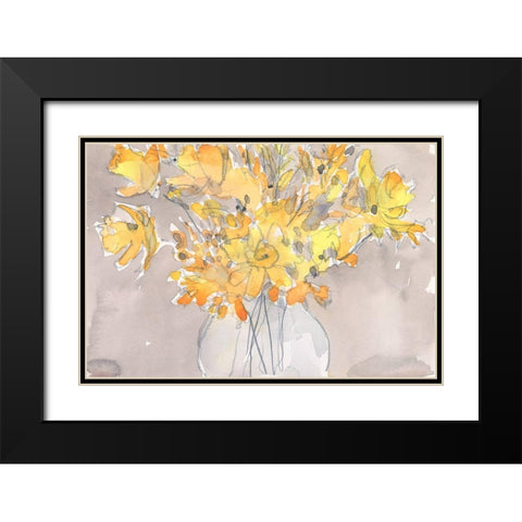 Day Dream Bouquet I Black Modern Wood Framed Art Print with Double Matting by Dixon, Samuel